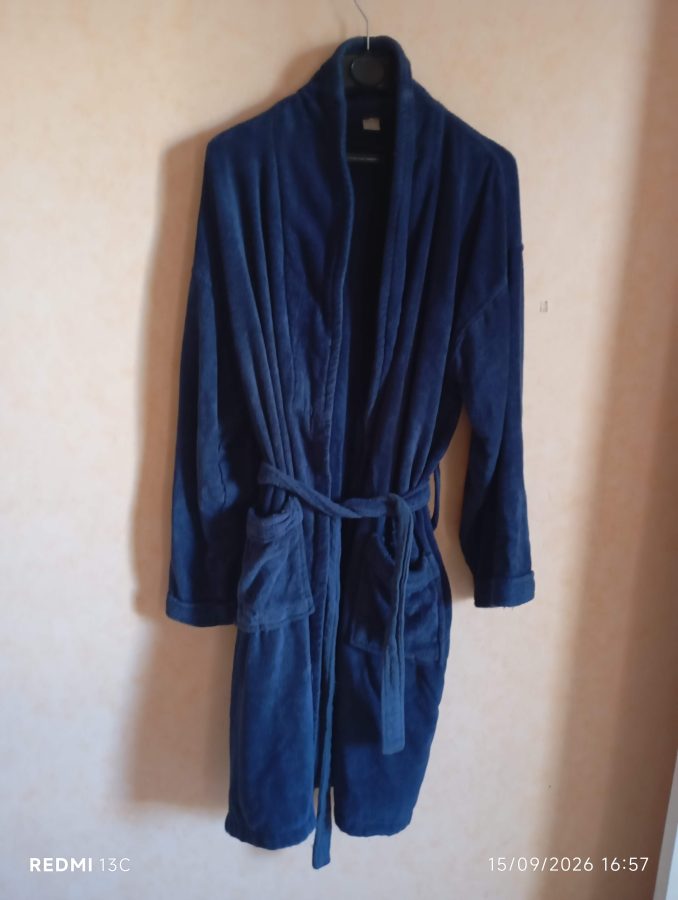 Peignoir Bleu Marine — photo 2