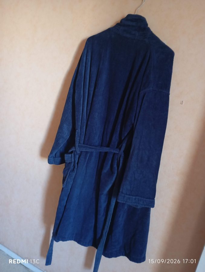 Peignoir Bleu Marine — photo 3