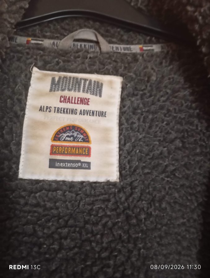 Veste Polaire zippée gris In Extenso XXL — photo 2