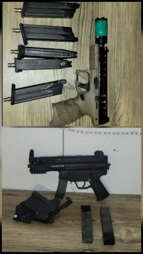 Lot pistolet gaz et mp5k aeg