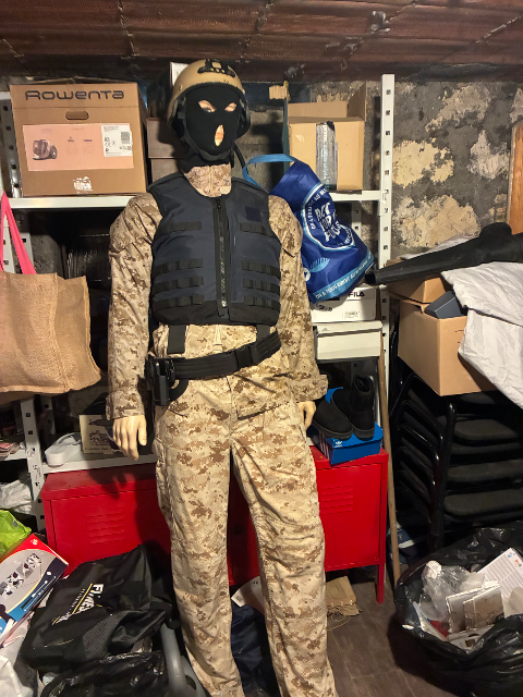 Lot air softs et mannequin