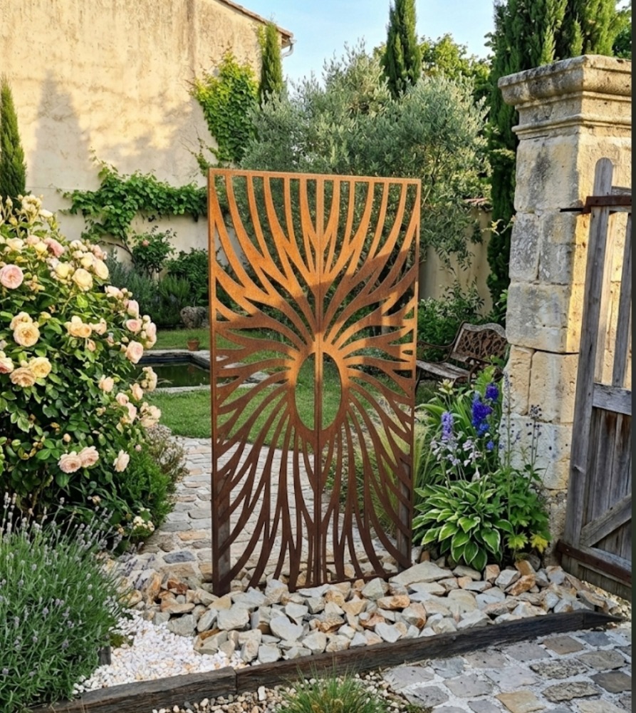 Claustra déco CORTEN