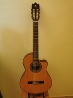 Vends guitare classique électro-acoustique Alhambra 3C CT E1 fabriquée main en E