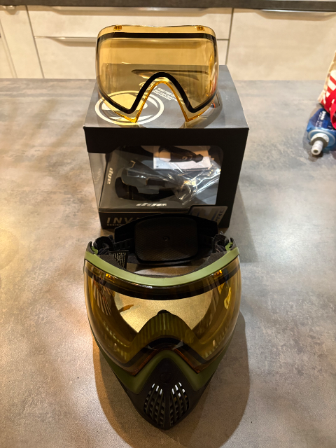 Masque I4 PRO SRGNT Noir / Olive DYE Avec Écran Dye Thermal haute définition
