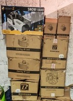 Lot éclairage DJ / sono : LED, strobes, fumée, neige et pieds - 899 €