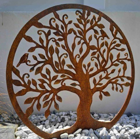 Cercle Acier Corten Déco Jardin