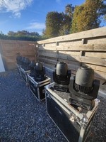 Lyres ledstage 150W (x8) + Flightcase (x4) - 2 000 €
