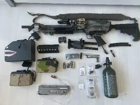 M249 A&K HPA Fusion Engine Polarstar + Gearbox AEG Upgrade