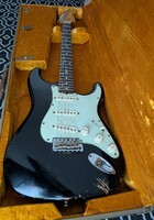 Fender Custom Shop 1960 Stratocaster Relic Black (2012) + COA / Étui d'origine -
