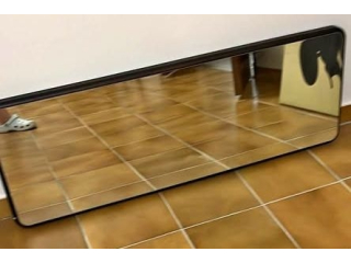 Miroir tour en bois