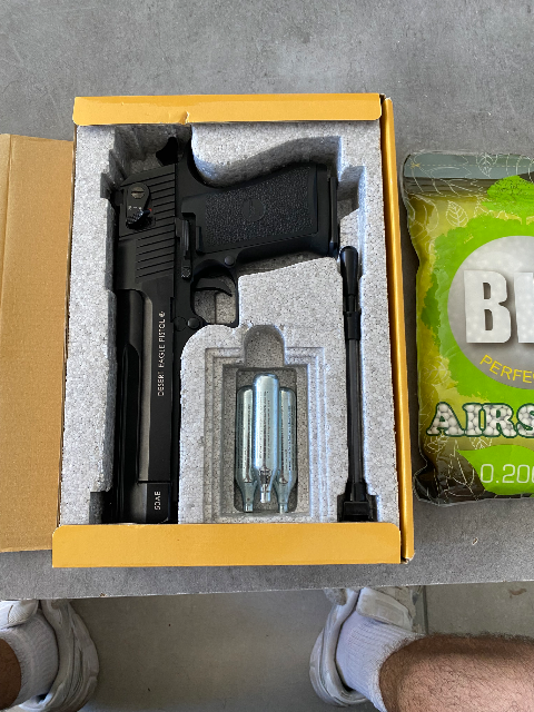 Desert Eagle .50AE – Airsoft CO₂ Blowback – Métal