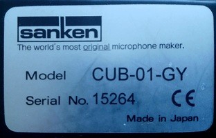 Vends Sanken CUB-01 micro de surface électrostatique - 300 €