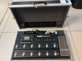 Line 6 POD HD500 — pédalier multi-effets guitare + fly case + 2 alims - 220 €