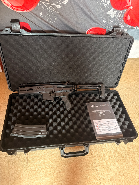 SALVO PRECISION MWS MCX RATTLER .300BLK GBB AIRSOFT - 5.5 INCH - BLACK