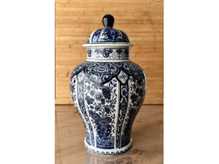 Vase avec couvercle Delfts by Boch