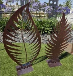 Duo de Feuille Corten