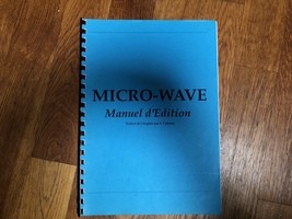 Manuel Waldorf Microwave 1 Anglais/Français - 40 €